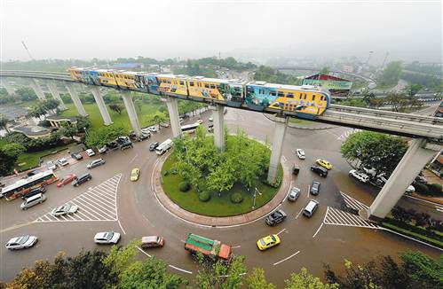 渝北區(qū)綠夢(mèng)廣場(chǎng)立交將改造 新增166個(gè)停車位